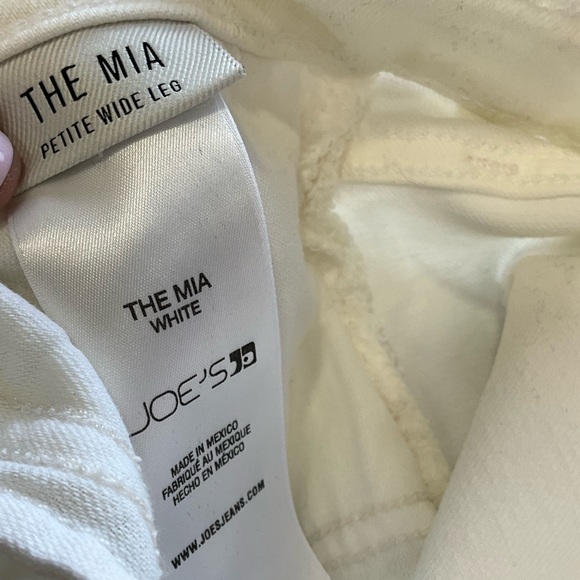 Joe's Jeans White High-Rise Straight Leg Jeans - Picture 7 of 7